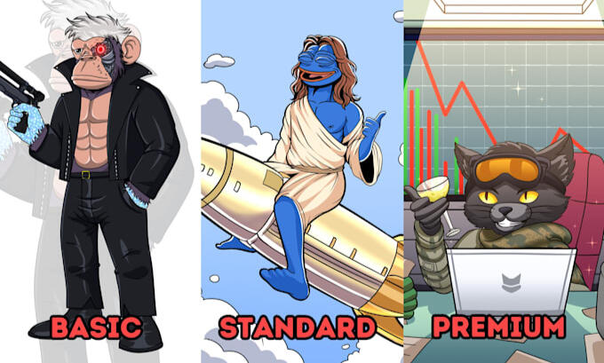 Meme coin art